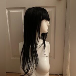 💯 human hair Women's Wig with bangs